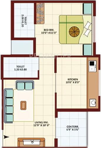 Sanklecha Comfort Zone (1BHK+2T (625 sq ft) 625 sq ft) Sanklecha Comfort Zone (1BHK+2T (625 sq ft) 625 sq ft)