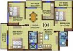 Mason Pearl (3BHK+2T (1,580 sq ft) 1580 sq ft)