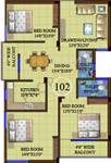Mason Pearl (3BHK+2T (1,560 sq ft) 1560 sq ft)