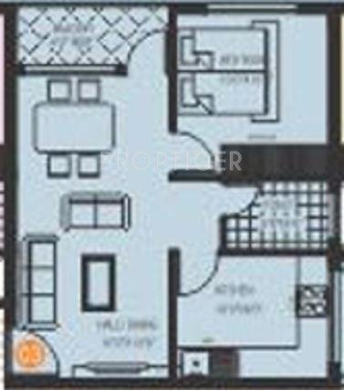 Abish Diamond (1BHK+1T (620 sq ft) 620 sq ft)