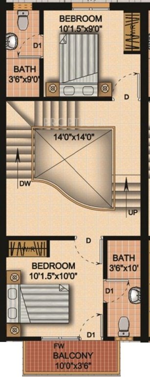 MGP Royals (3BHK+3T (1,314 sq ft) 1314 sq ft)
