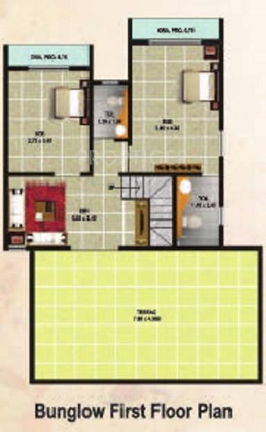 GBK Vishwajeet Meadows Villas (3BHK+3T (2,400 sq ft) 2400 sq ft)