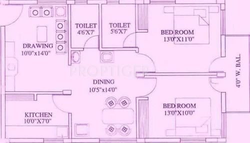 Kalvik Ganapati Palace (2BHK+2T (1,050 sq ft) 1050 sq ft) Kalvik Ganapati Palace (2BHK+2T (1,050 sq ft) 1050 sq ft)