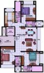 Floor Plan (3BHK+4T) Lalani Lotus Park Floor Plan (3BHK+4T)