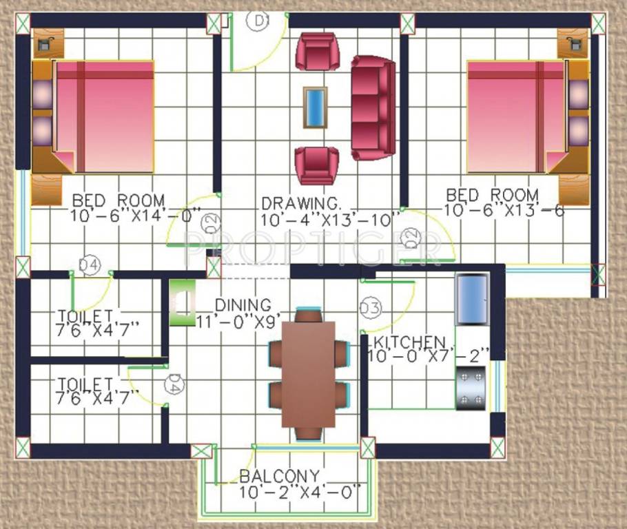 Kalvik Mrityunjaya (2BHK+2T (1,100 sq ft) 1100 sq ft) Kalvik Mrityunjaya (2BHK+2T (1,100 sq ft) 1100 sq ft)