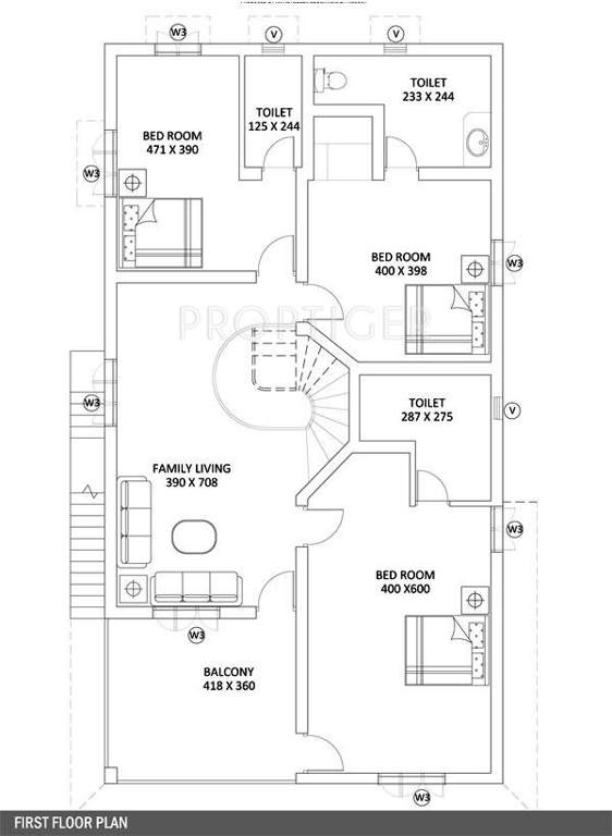 Aswathy Aswathy Gardens Villa (4BHK+4T (2,500 sq ft) 2500 sq ft)