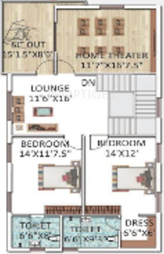 Wonder Quince (3BHK+3T (2,415 sq ft) 2415 sq ft)