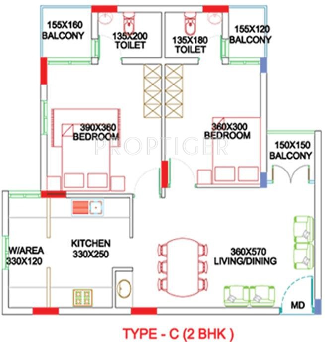 Dream Orlando (2BHK+2T (1,030 sq ft) 1030 sq ft) Dream Orlando (2BHK+2T (1,030 sq ft) 1030 sq ft)
