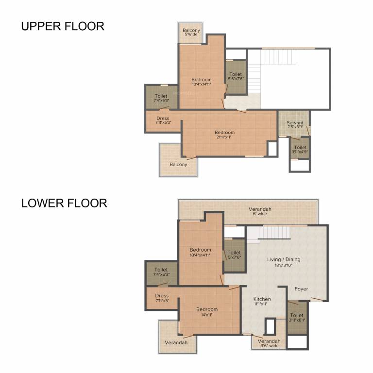 CHD Vann (4BHK+5T (2,924 sq ft) + Servant Room 2924 sq ft)