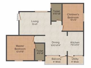 Lifestyle Lifestyle Orchid (2BHK+2T (1,119 sq ft) 1119 sq ft) Lifestyle Lifestyle Orchid (2BHK+2T (1,119 sq ft) 1119 sq ft)