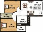 Durai Kaviyam Appartments (2BHK+1T (812 sq ft) 812 sq ft)