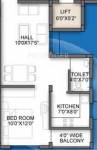 Lifestyle Sai Lifestyle (1BHK+2T (629 sq ft) 629 sq ft)