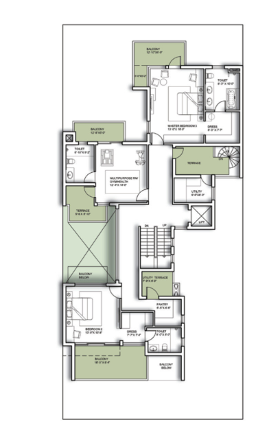  the westerlies Floor Plan Second Floor Plan