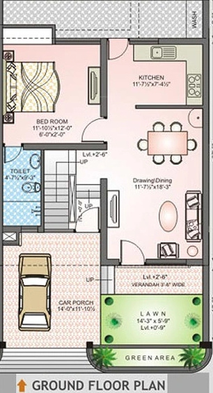  d-villa Floor Plan Ground Floor Plan