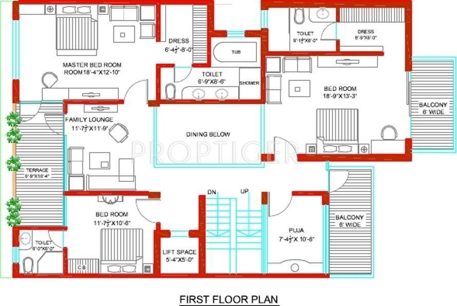 Tulip Ivory Villas (6BHK+7T (5,000 sq ft)   Servant Room 5000 sq ft)