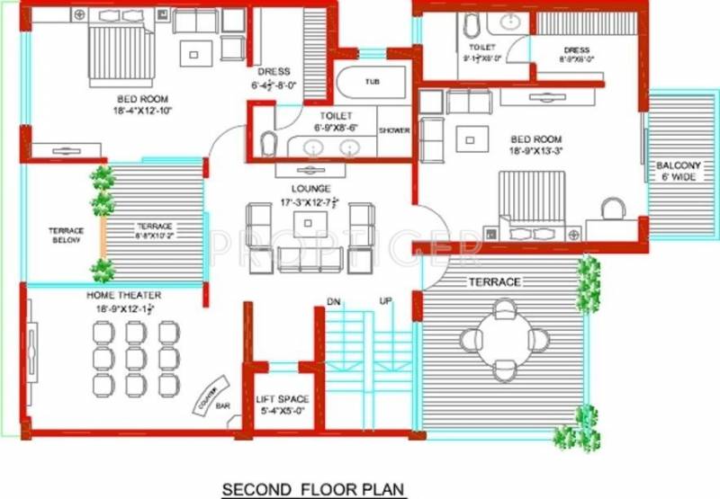 Tulip Ivory Villas (6BHK+7T (5,000 sq ft)   Servant Room 5000 sq ft)