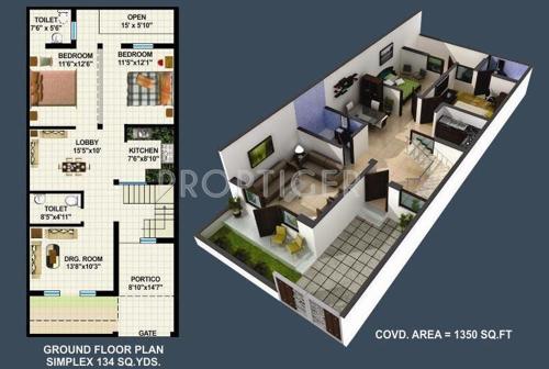 A2Z Green Heights Villa (2BHK+2T (1,350 sq ft) 1350 sq ft) A2Z Green Heights Villa (2BHK+2T (1,350 sq ft) 1350 sq ft)