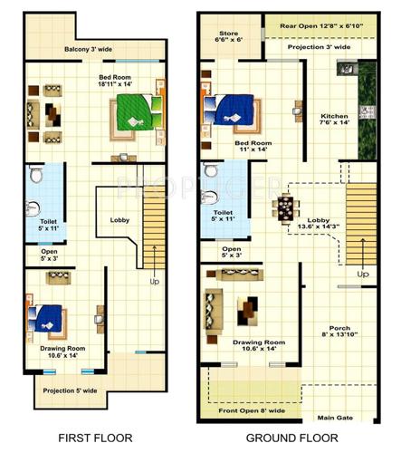 A2Z Green Heights Villa (3BHK+2T (1,650 sq ft) 1650 sq ft) A2Z Green Heights Villa (3BHK+2T (1,650 sq ft) 1650 sq ft)