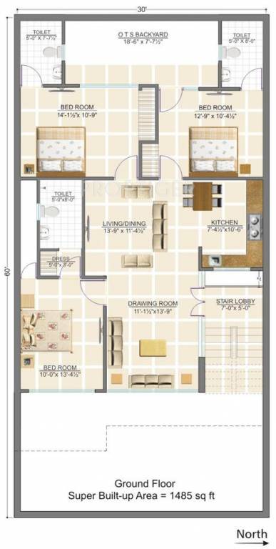 Harbinger Harbinger Floors (3BHK+3T (1,485 sq ft) 1485 sq ft) Harbinger Harbinger Floors (3BHK+3T (1,485 sq ft) 1485 sq ft)