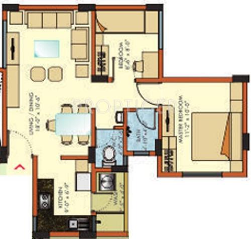 SDPL Greens (1BHK+2T (775 sq ft) 775 sq ft) SDPL Greens (1BHK+2T (775 sq ft) 775 sq ft)