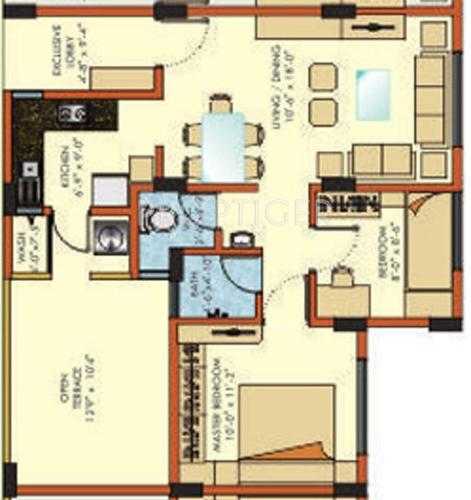 SDPL Greens (1BHK+2T (815 sq ft) 815 sq ft) SDPL Greens (1BHK+2T (815 sq ft) 815 sq ft)