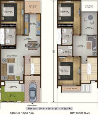 Pearl The Nest (3BHK+3T (1,650 sq ft) 1650 sq ft)
