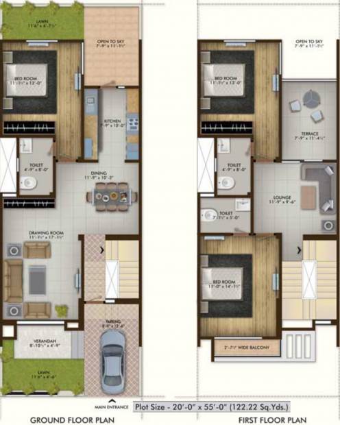 Pearl The Nest (4BHK+4T (2,450 sq ft) 2450 sq ft)