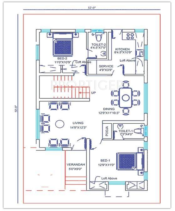 Anand Meadow Villas Phase I (3BHK+3T (1,818 sq ft)   Pooja Room 1818 sq ft)