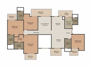 CHD Vann (4BHK+4T (2,560 sq ft) + Servant Room 2560 sq ft)