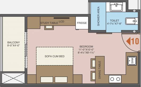 GKB The Urbanite (1BHK+1T (382 sq ft) 382 sq ft) GKB The Urbanite (1BHK+1T (382 sq ft) 382 sq ft)