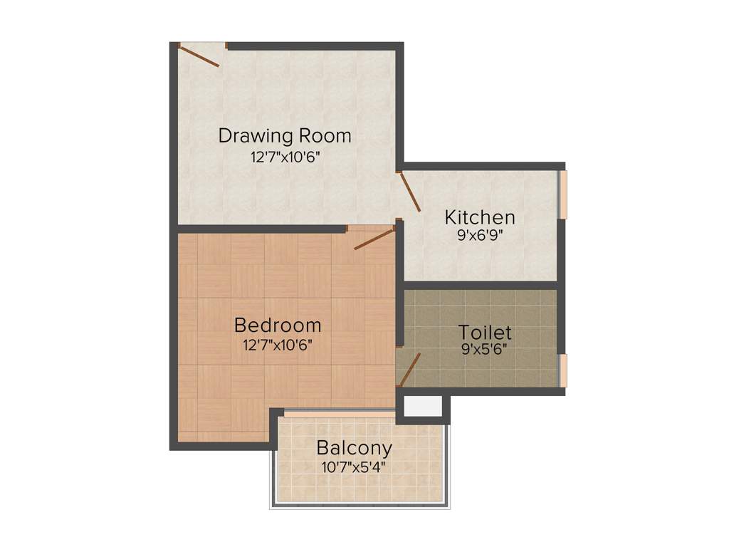 Navratna Samrudhii (1BHK+1T (625 sq ft) 625 sq ft)