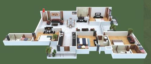 Park Park Vaishali (4BHK+4T (2,463 sq ft) 2463 sq ft)