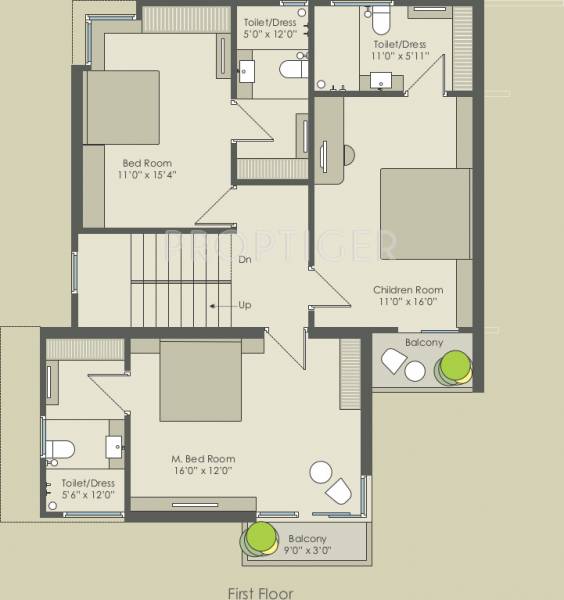 Nilamber Serene (4BHK+4T (3,300 sq ft) 3300 sq ft)