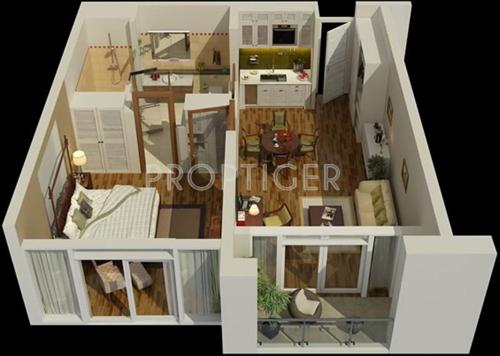 Rhythm Residences (1BHK+1T (900 sq ft) 900 sq ft) Rhythm Residences (1BHK+1T (900 sq ft) 900 sq ft)