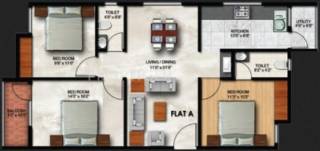 Laxsara Smruthi (3BHK+2T (1,208 sq ft) 1208 sq ft) Laxsara Smruthi (3BHK+2T (1,208 sq ft) 1208 sq ft)