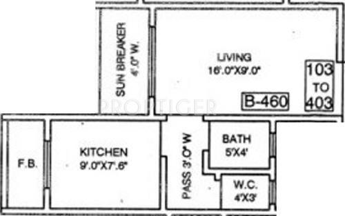 Hitesh Parasiya Darshan (1BHK+1T (460 sq ft) 460 sq ft)