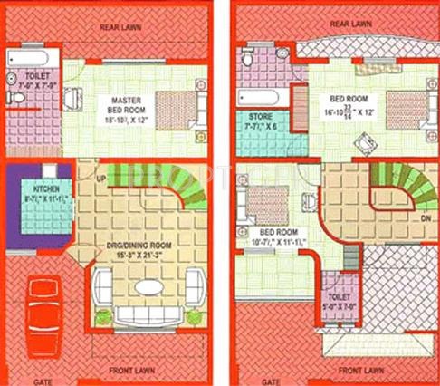 Gillco Villas (3BHK+3T (1,900 sq ft) 1900 sq ft)