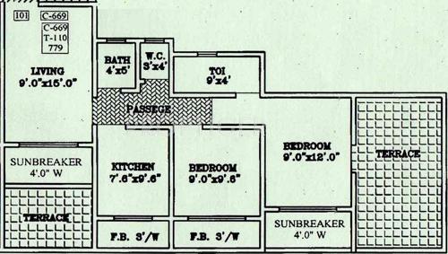 Hitesh Parasiya Hills (2BHK+2T (1,045 sq ft) 1045 sq ft)