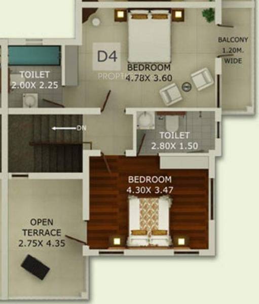 Pinto Square (2BHK+3T (1,614 sq ft) 1614 sq ft) Pinto Square (2BHK+3T (1,614 sq ft) 1614 sq ft)