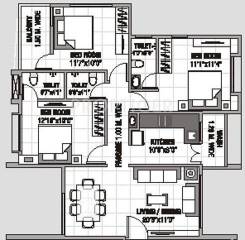 Pioneer Pioneer Solitaire (3BHK+3T (1,250 sq ft) 1250 sq ft) Pioneer Pioneer Solitaire (3BHK+3T (1,250 sq ft) 1250 sq ft)