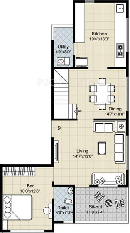 Gajra Arunoday Apartment (3BHK+3T (1,200 sq ft) 1200 sq ft)