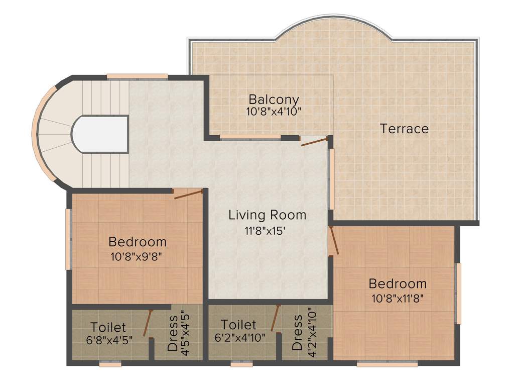 Creations Nakshatra (3BHK+3T (1,800 sq ft) 1800 sq ft)