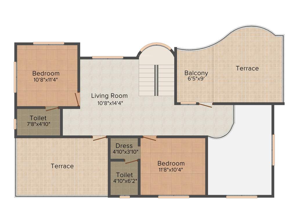 Creations Nakshatra (4BHK+4T (2,465 sq ft) 2465 sq ft)