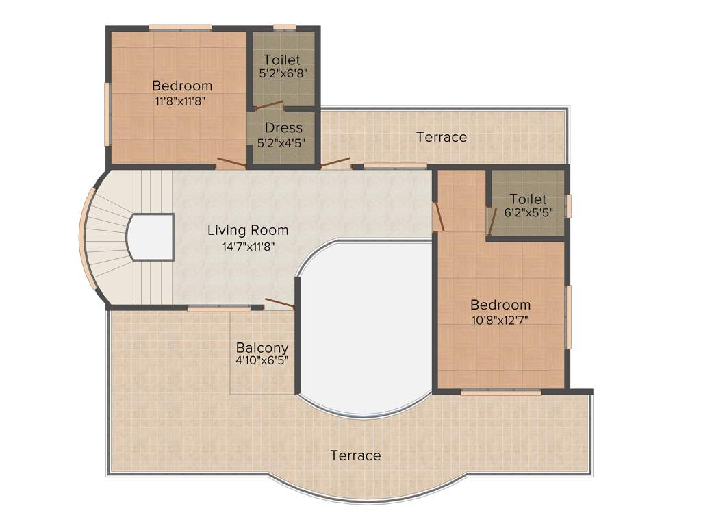 Creations Nakshatra (4BHK+4T (2,500 sq ft) 2500 sq ft)