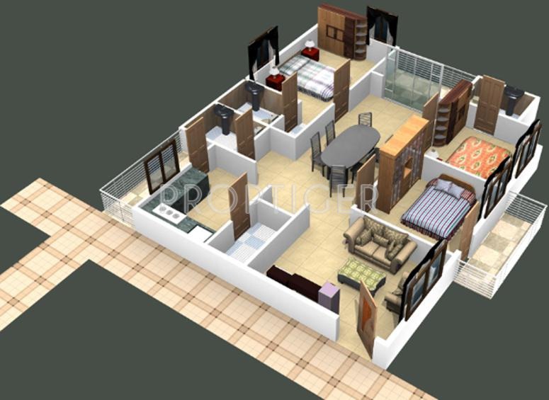 VSR VS Sai Ashraya (3BHK+3T (1,695 sq ft) 1695 sq ft)