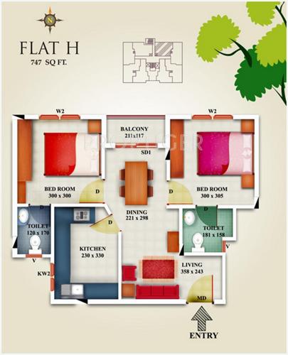 Shwas Shwas Guest House (2BHK+2T (747 sq ft) 747 sq ft) Shwas Shwas Guest House (2BHK+2T (747 sq ft) 747 sq ft)