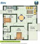 Galaxy Cyber Villas (2BHK+2T (721 sq ft) 721 sq ft)