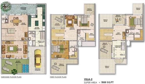 Tivoli Holiday Village Villa (3BHK+3T (5,000 sq ft) + Servant Room 5000 sq ft)