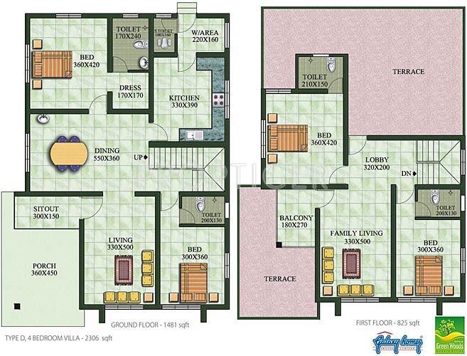 Galaxy Green Woods (4BHK+4T (2,306 sq ft) 2306 sq ft) Galaxy Green Woods (4BHK+4T (2,306 sq ft) 2306 sq ft)