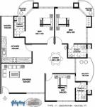 Galaxy Kingston (3BHK+3T (1,342 sq ft) 1342 sq ft) Galaxy Kingston (3BHK+3T (1,342 sq ft) 1342 sq ft)